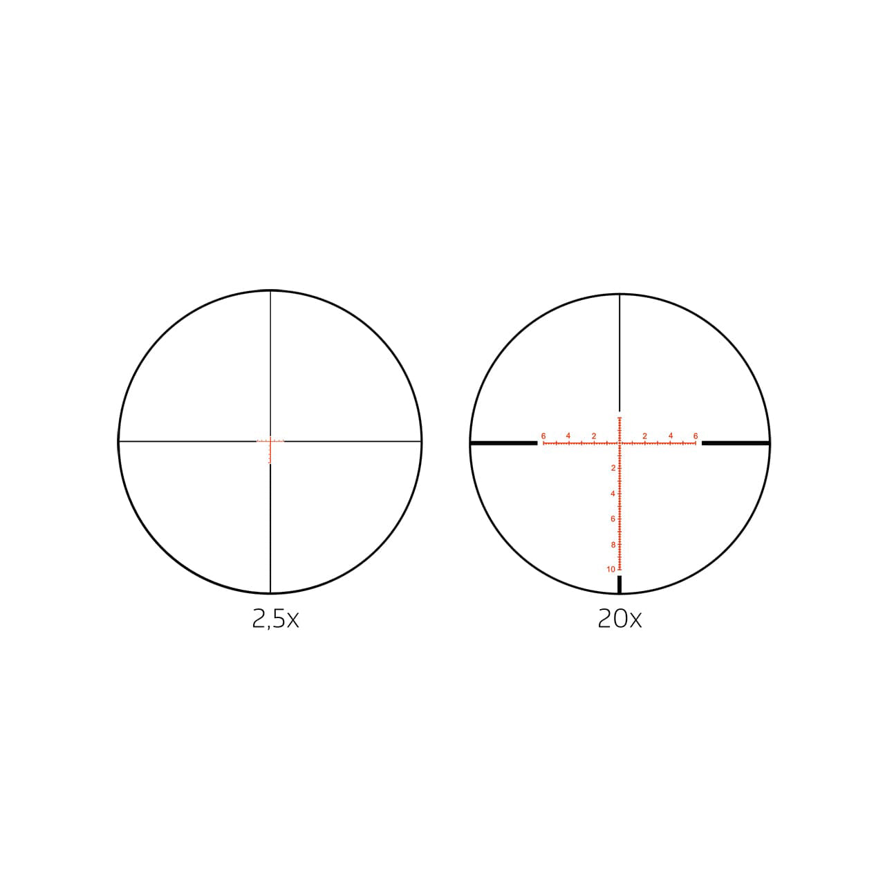 Noblex Inception Zielfernrohr 2,5-20x50 MHR Absehen